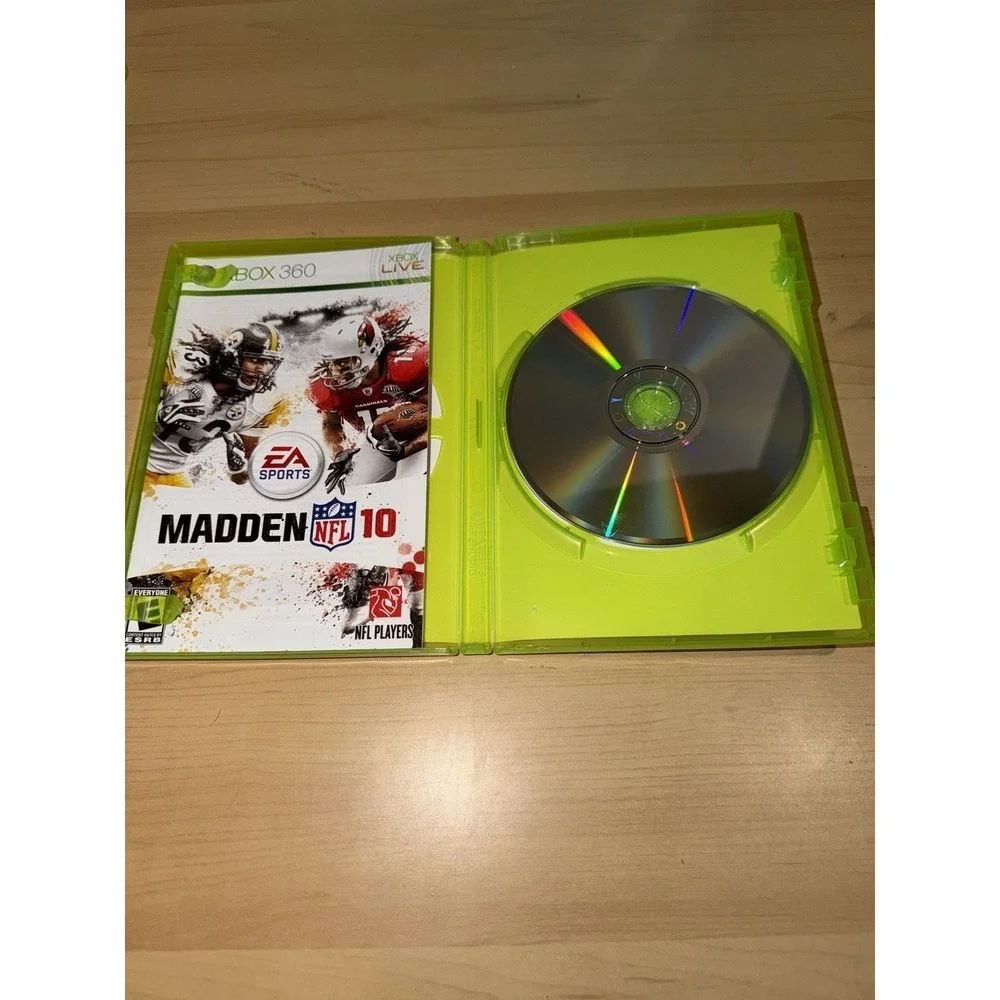 Madden NFL 10, NFL 25, MLB 2K10 (Microsoft Xbox 360) Video Game Bundle Lot of 3